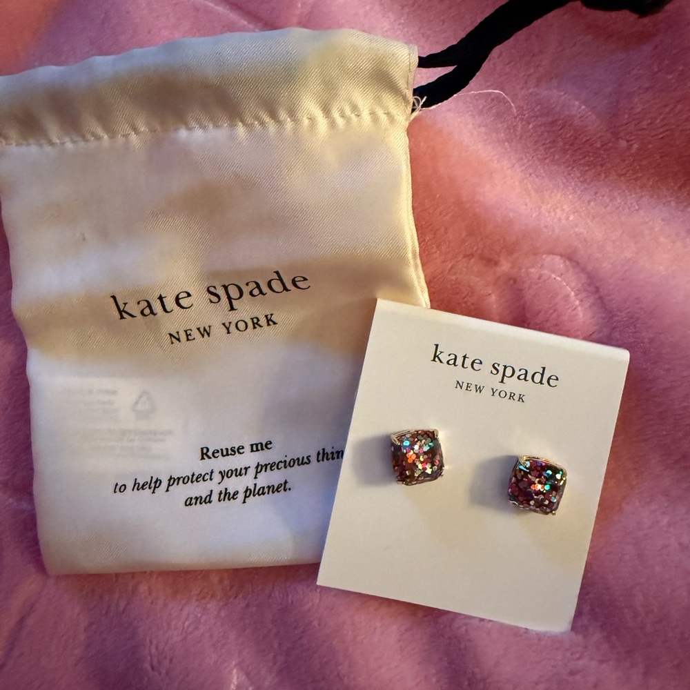 Kate Spade Gold and Silver Stud Earrings